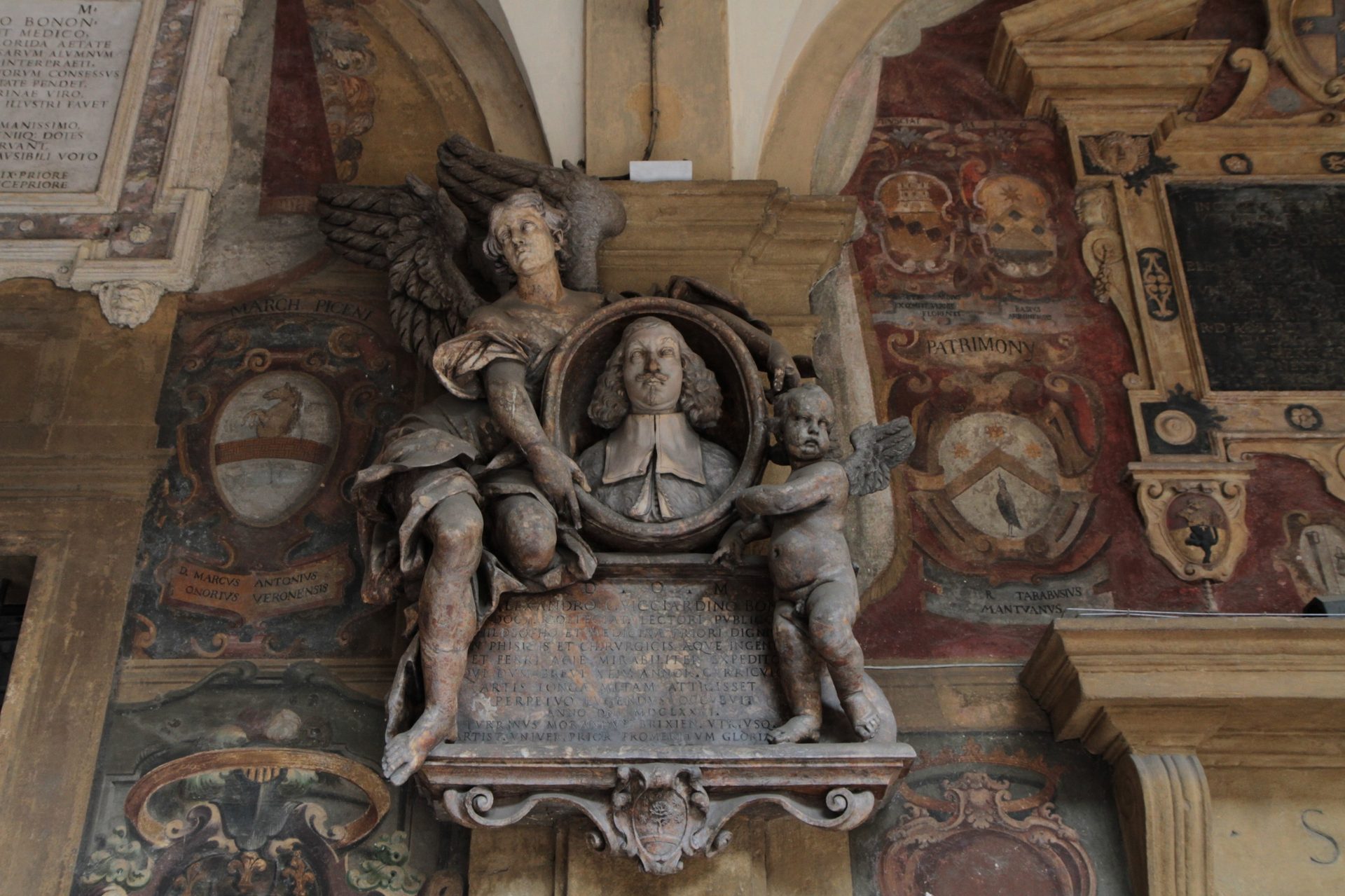 Alessandro Guicciardini's memorial tablet, PT, Palazzo Archiginnasio, Bologna - 02.jpg